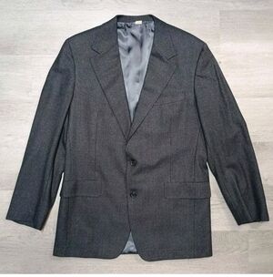 Hickey Freeman Nordstrom Mens Wool Sport Coat Blazer Jacket Houndsooth 41 Reg